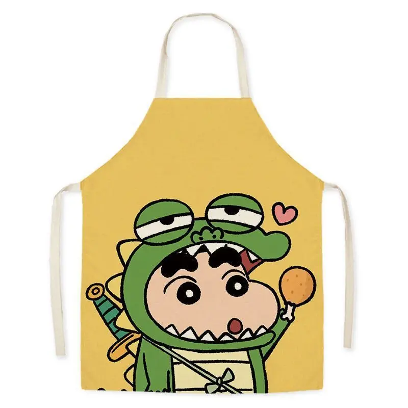 Crayon Shin-chan grembiule per bambini cucina famiglia uomo donna antivegetativa grembiule senza maniche strumenti per la pulizia della cottura Bar