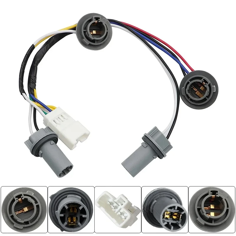 Rear Tail Light Lamp Socket Wiring Harness For 2011-2014 Hyundai Sonata Sedan 4-Door 2.0L 2.4L 92450-3Q000 924503Q000 Parts