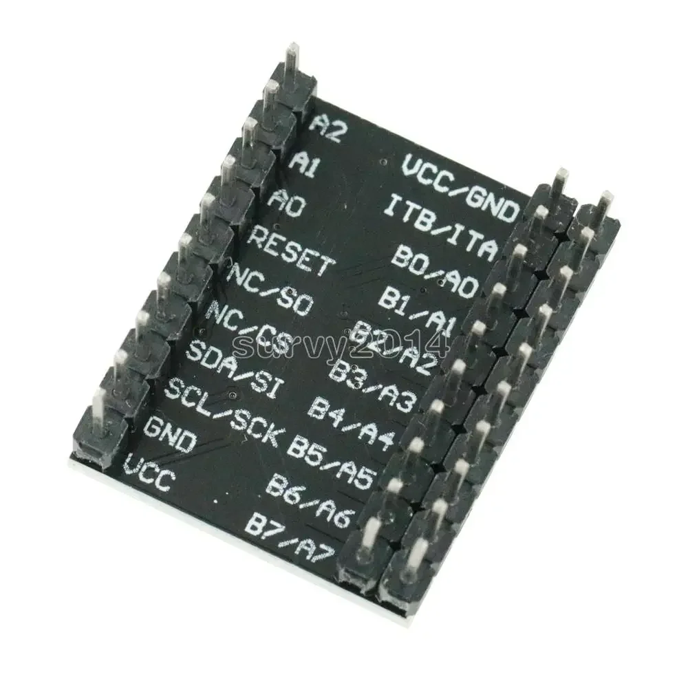 1pcs MCP23017 Serial Interface Module IIC I2C SPI MCP23S17 Bidirectional 16-Bit I/O Expander Pins 10Mhz Serial Interface Module