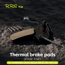 RRSKit Ceramic Disc Brake Pads For Shimano M9120 M8120 M7120 Bike Brake Pad Bicycle Accessories Cycling Parts For N03A N04C DO2S