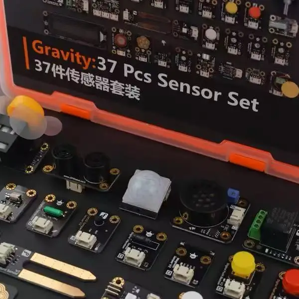 DFRobot Gravity: paquete de kit de sensores de 37 piezas compatible con Arduino Raspberry Pi Support Mind+