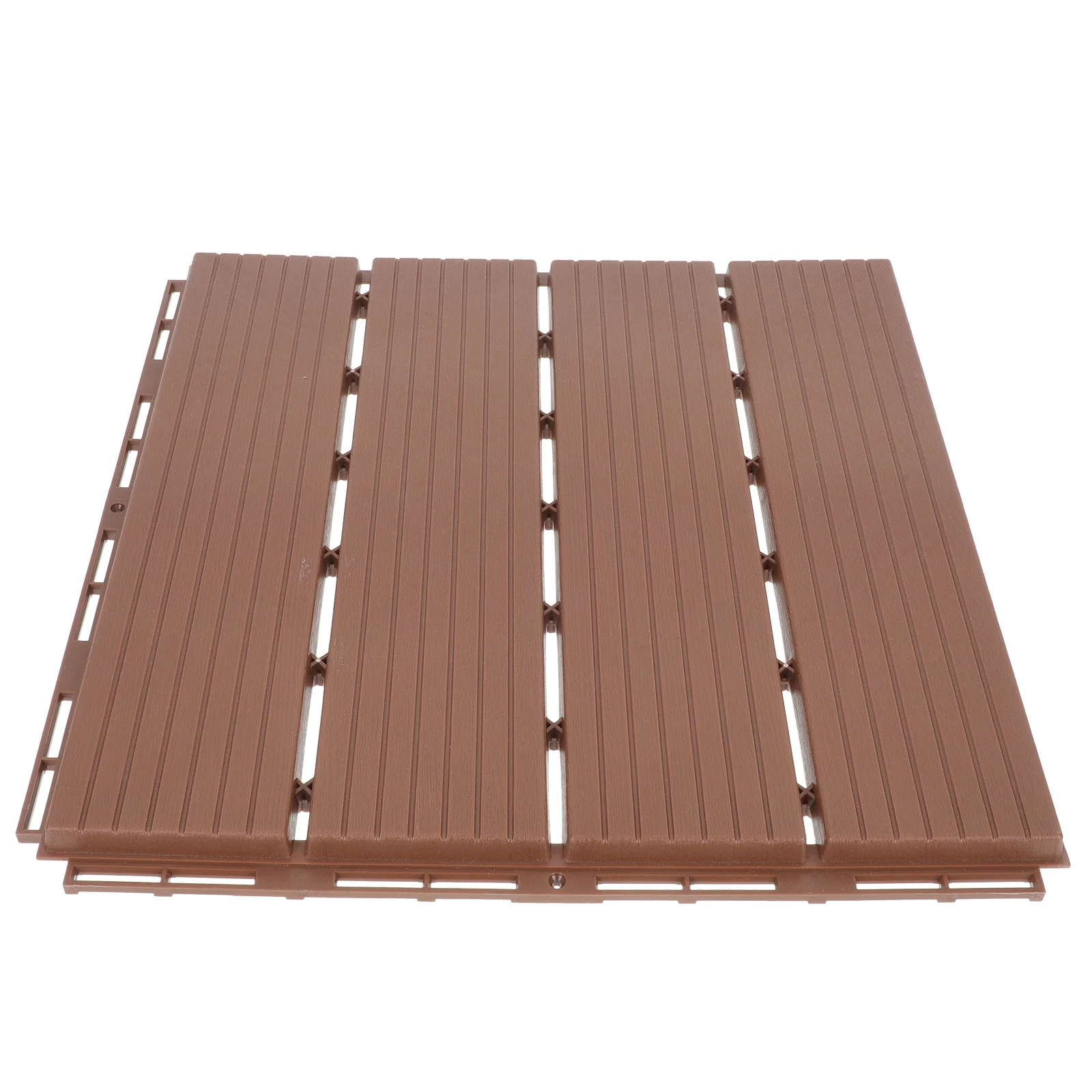 

Waterproof Wood-Plastic Outdoor Splicing Balcony Garden Composite Flooring Corrosion Resistant Durable Lightweight Easy Install