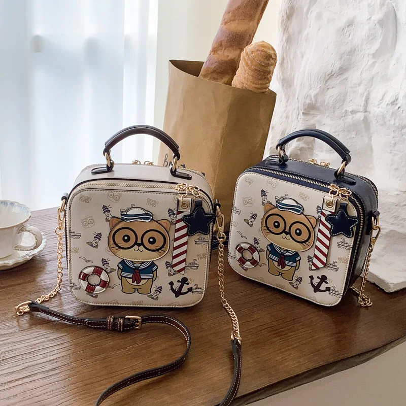 

Chic Quilted Shoulder Bag for Women, 2025 New Sling Bag, Vintage PU Leather Crossbody with Metal Chain for Casual Outings