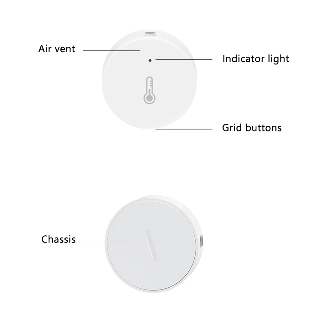 Tuya ZigBee3.0 온도 및 습도 센서 실시간 자동 조정 스마트 홈 스마트 라이프/Tuya 휴대 전화 앱 제어