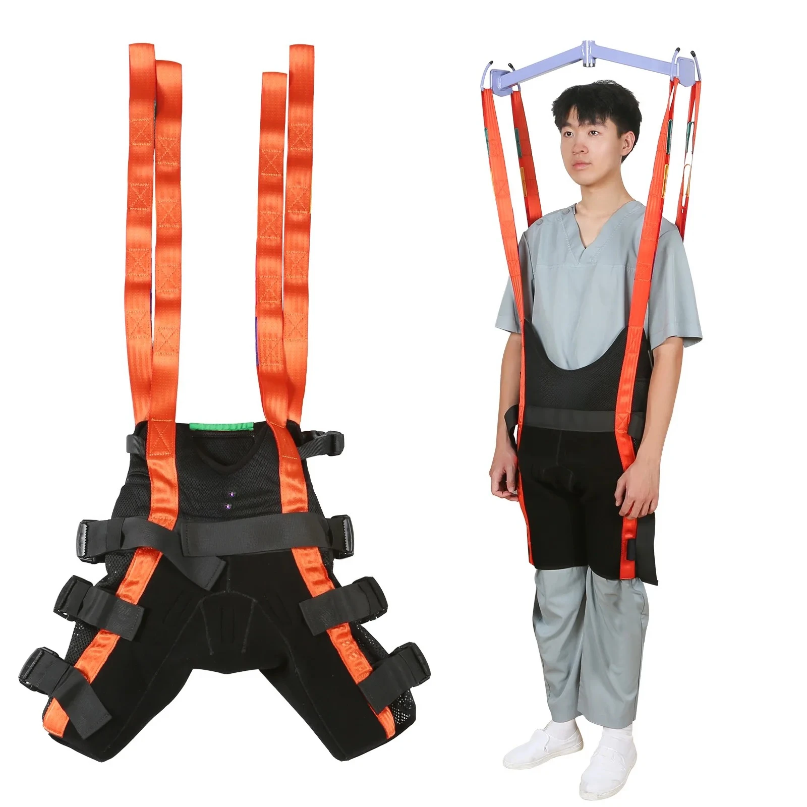 Customizable Breathable Patient Ambulating Training Sling Safety Walking Assist Sling for Disabled Standing Sling
