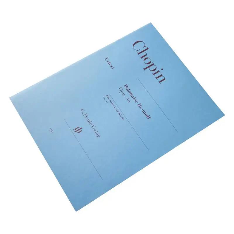 HN1154 شوبان بولونيز F Sharp Minor Op 44 Mullemann Norbert G Henle Verlag 9790201811543 كتاب #3