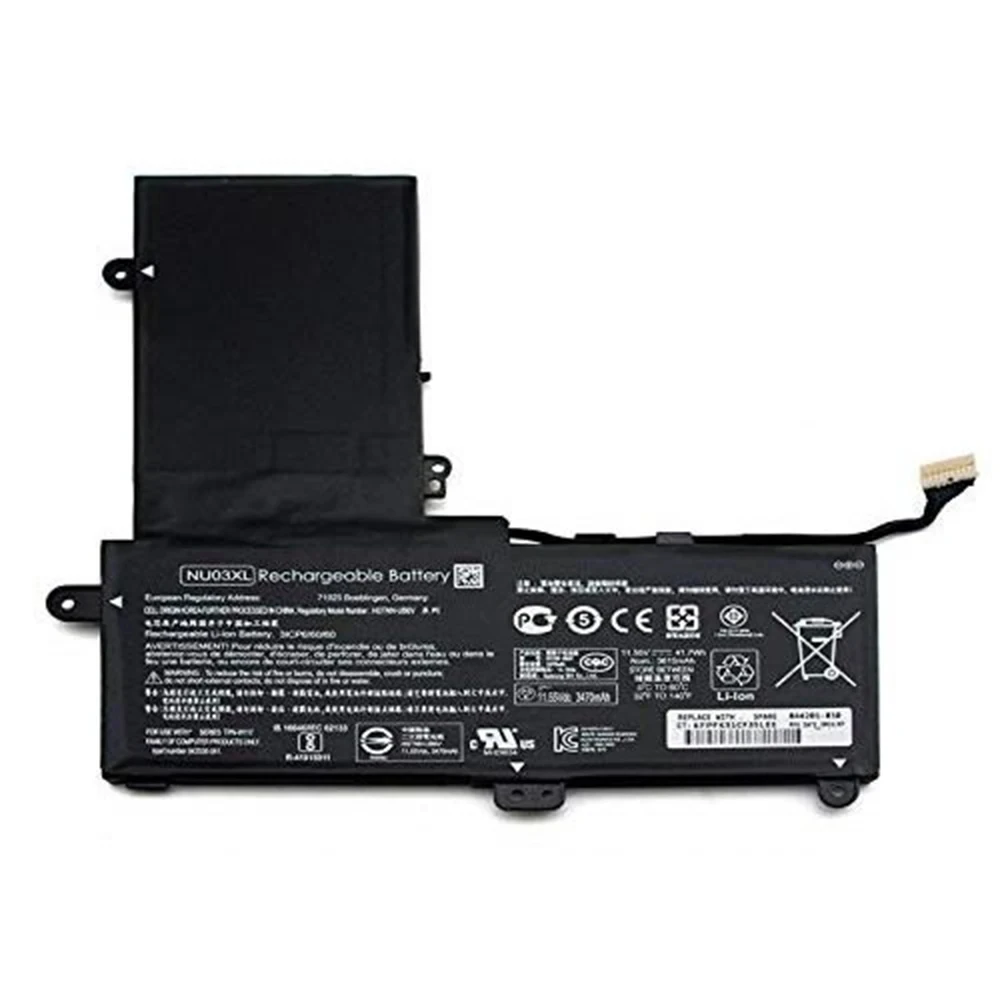 NU03XL Laptop Battery for HP Pavilion X360 11 Stream 11 Series 844201-855 HSTNN-UB6V 11.55V 41.7Wh
