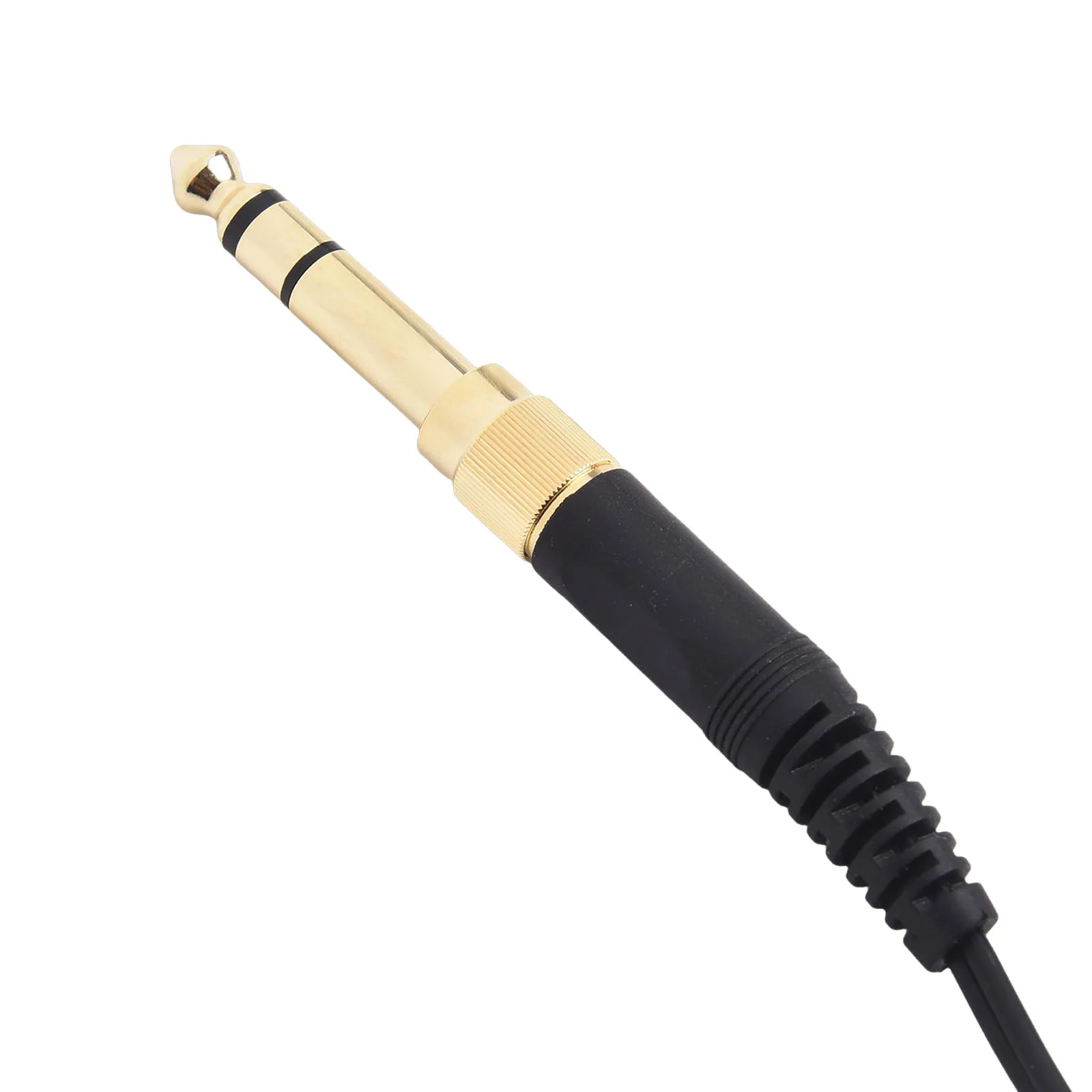 Extension Headset Audio Cable Black Earphone Plastic Professional Replacement Spare Part High Frequencies 2 Meter