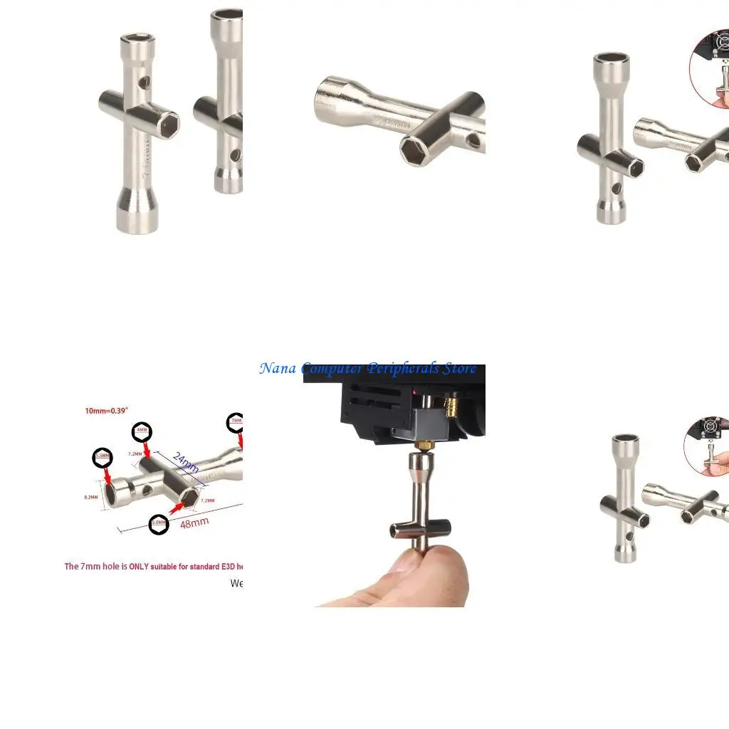 

F68C Mini M2.5 для шестигранного шестигранника для поперечного гаечного насадки