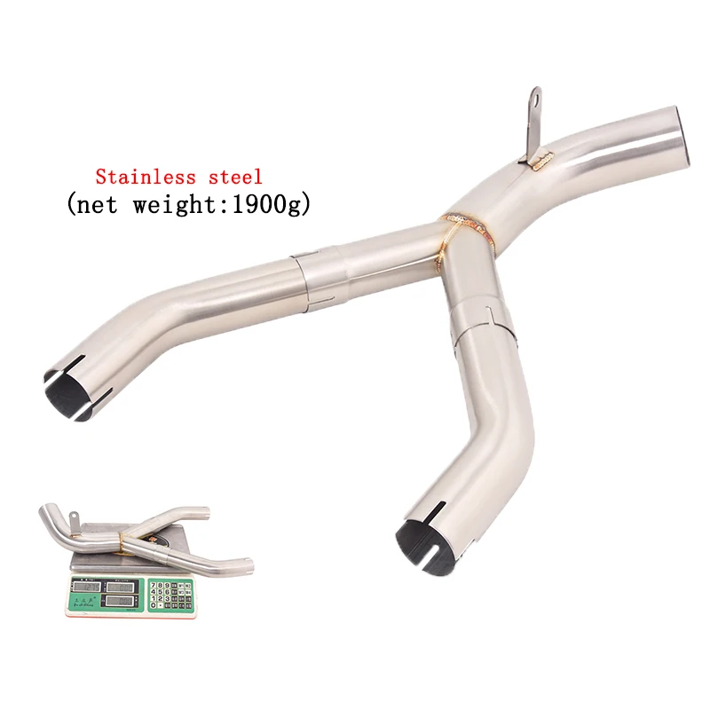 

Spli On 51MM Motorcycle Exhaust Middle Connect Link Pipe Muffler Middle Tube Stainless Steel For MOTO GUZZI V85 TT 2019-2023