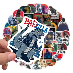 2024 New 50pcs Movie Godzilla Sticker for Luggage Phone Laptop Scooter IPad Funny Cute Waterproof Sticker Scooter Toy for Kids