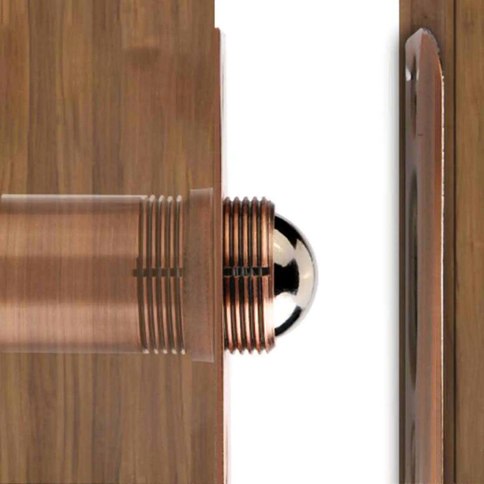 

Brass Ball Door Catch Durable Spring Latch Closet Knob Hardware for Internal Room Doors Office Store