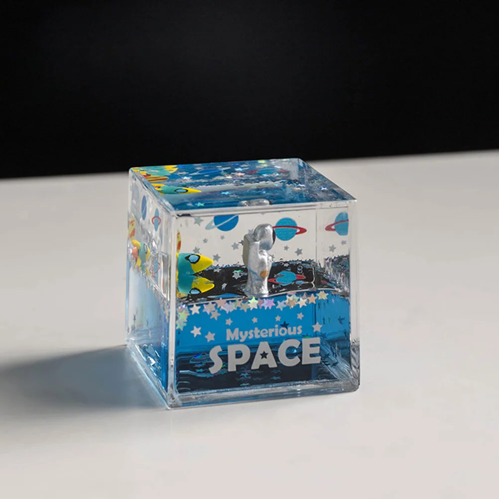 

1Pcs Astronaut Design Quicksand Floating Ornament Premium Material Desktop Decor Relaxing Stress Relief Home Office Gift