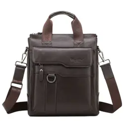 CHEER SOUL Echt Lederen Schoudertas Mannen Business Aktetas Documenten Laptop Tas Mannelijke Crossbody Messenger Bags Kantoor Handtas