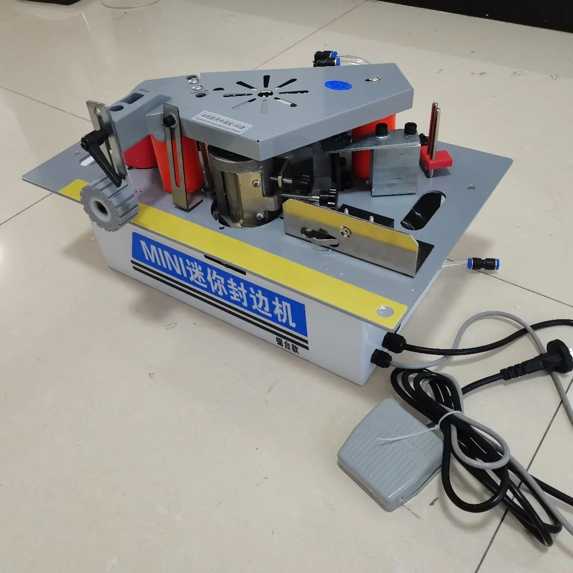 Multifunctional Portable Mini Edge Banding Machine for Pvc Wood Board Double Side Trimming Pvc Edge Banding Tape Making Machine