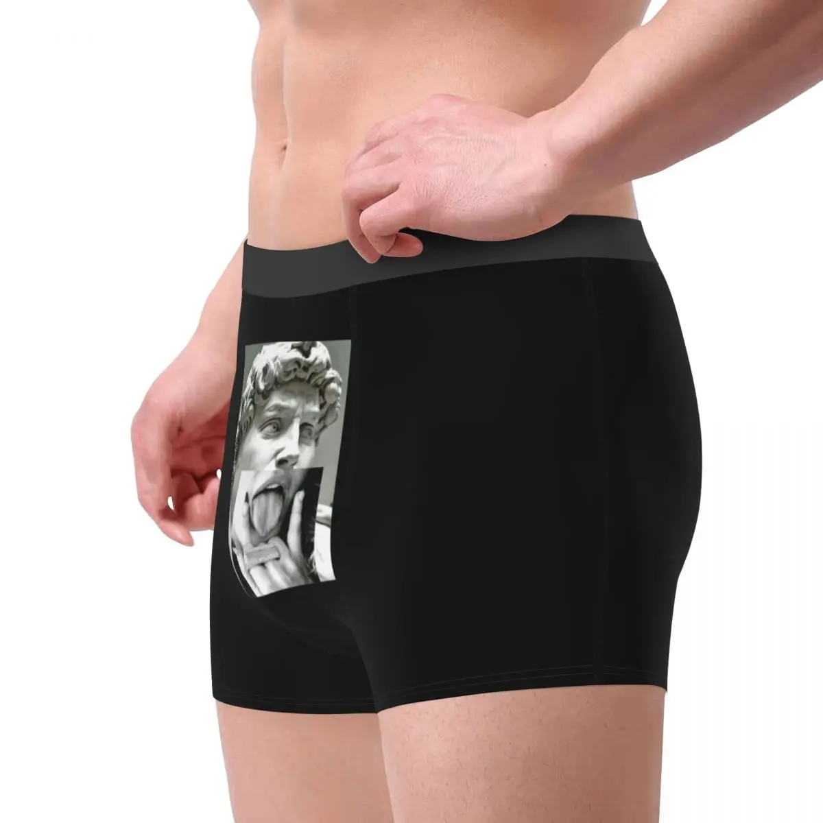 Man Michelangelo David Boxer Shorts Panties Breathable Underwear Funny Art Male Funny Underpants