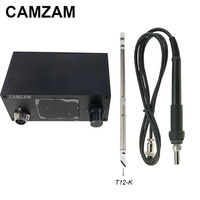 CAMZAM T12 V2.3 Mini Soldering Station Iron Auto-Standby TFT-LCD Display 1.8 Inch  STC Controller Electric Tools DIY Kits