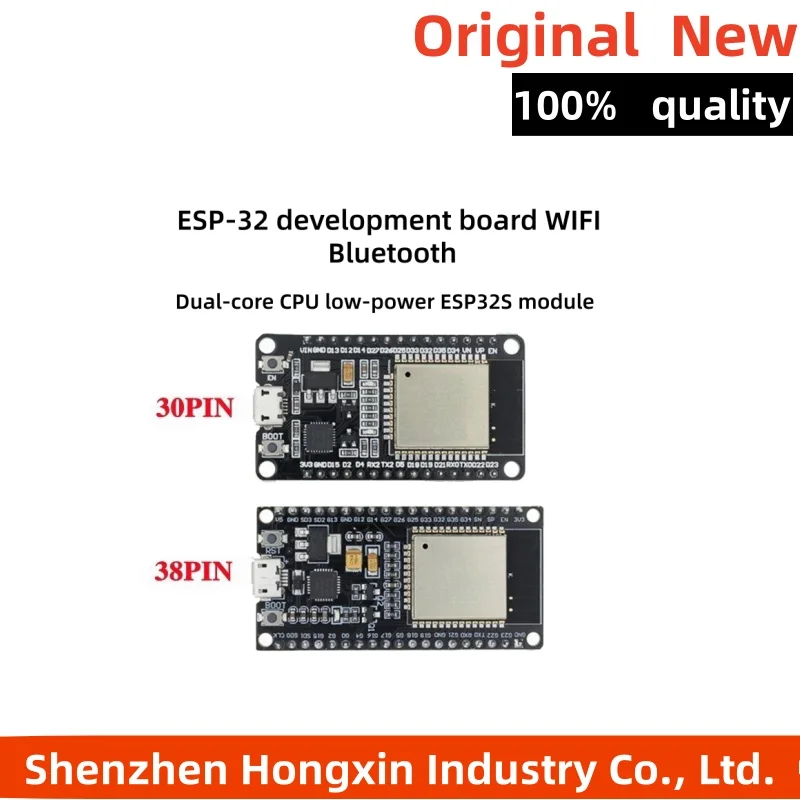 1 piece ESP32 Development Board WiFi+Bluetooth Ultra-Low Power Consumption Dual Core ESP-32 ESP-32S ESP 32 Similar ESP8266