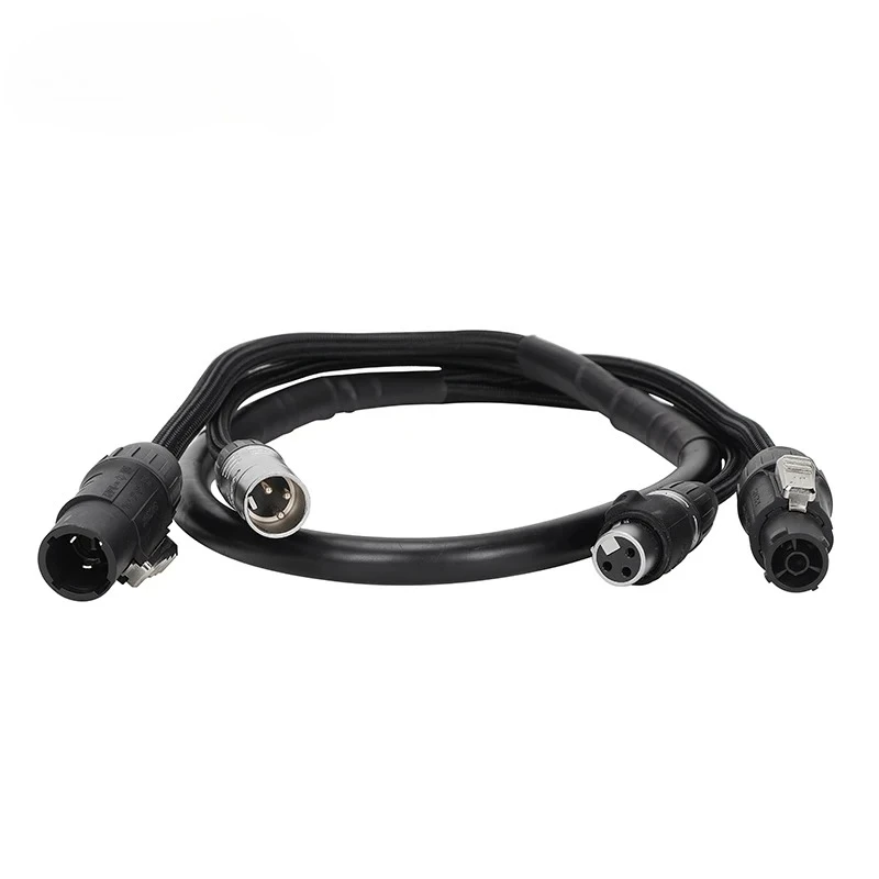 

Heat Pipe DMX Power Hybrid Cable IP Seetronic True1 XLR Connectors for Building Outdoor Industrial Auto Copper Rubber
