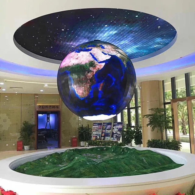 Hot Selling Creative Full Color 3D Spherical LED Ball Screen