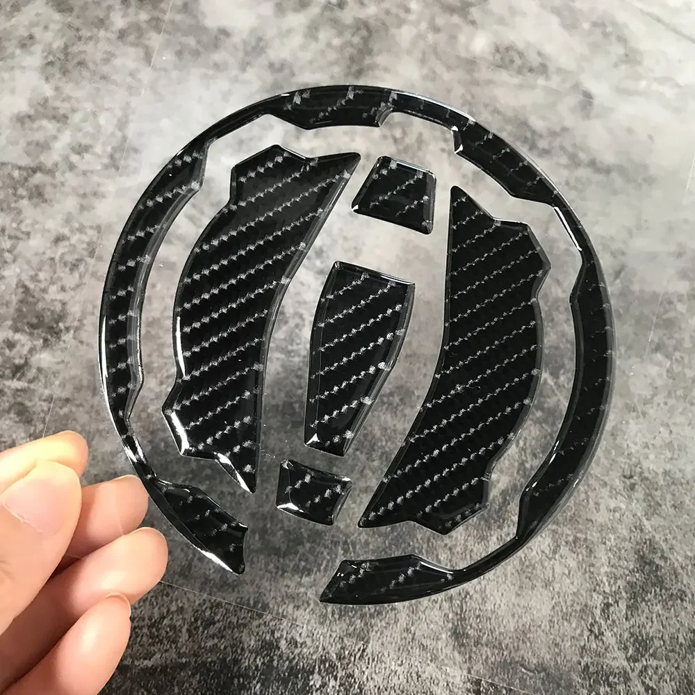 5D Carbon Fiber Motorcycle Fuel Tank Pad Cap Decals Gas Cap Sticker For Kawasaki NINJA650/ER6F Z900 R 2017 Versys X300 Ninja650