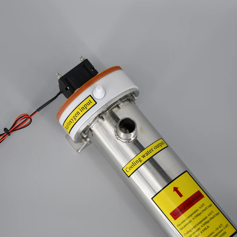 مياه التبريد الكوارتز أنبوب مولد أجزاء ، ضيق الفجوة خلية التفريغ ، براءة اختراع المنتج ، 60 جرام/ساعة ، 60g ، CE ، FCC ، ROHS