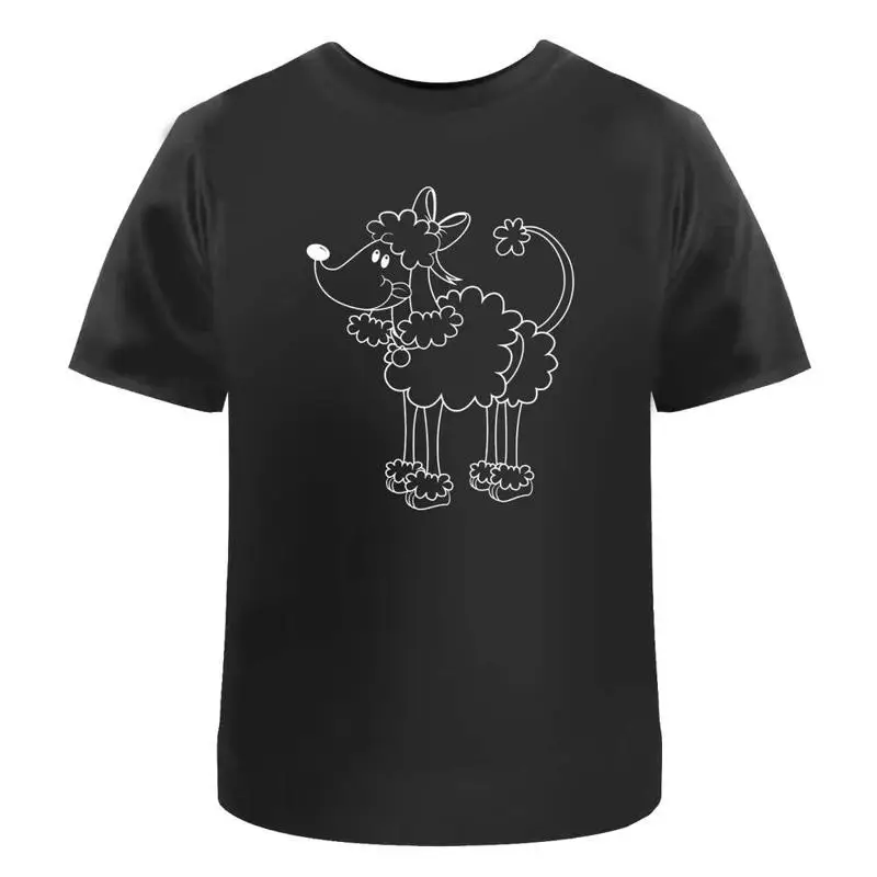 

Happy Poodle' T Shirt 100 Cotton S Xxl Ta011161