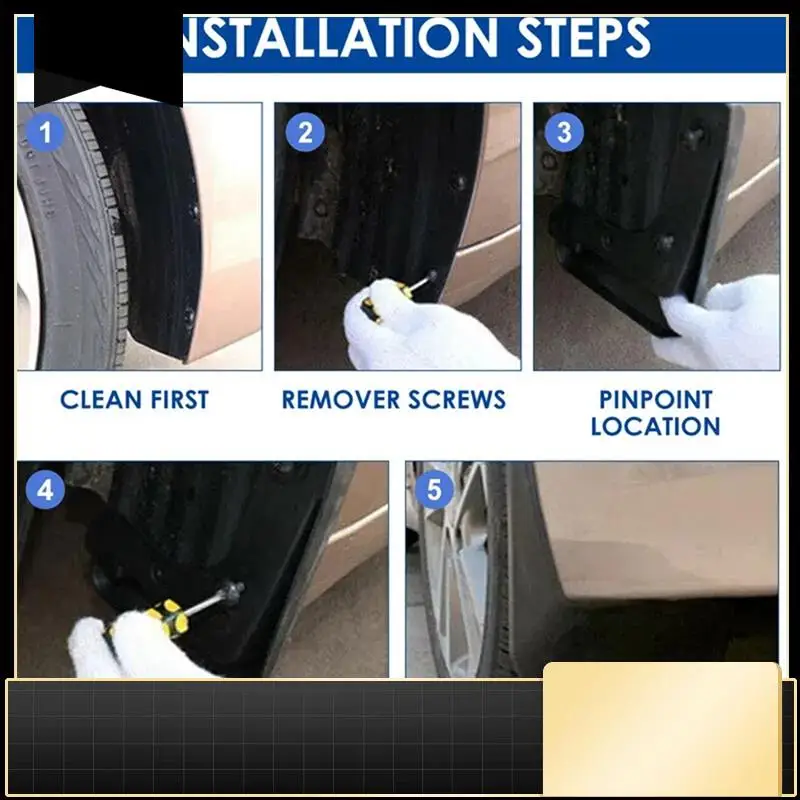 

4PCS Car Mudguard Mud Flaps Splash Mud Guard Fender For MG ZS 2017-2019 Car Accessories
