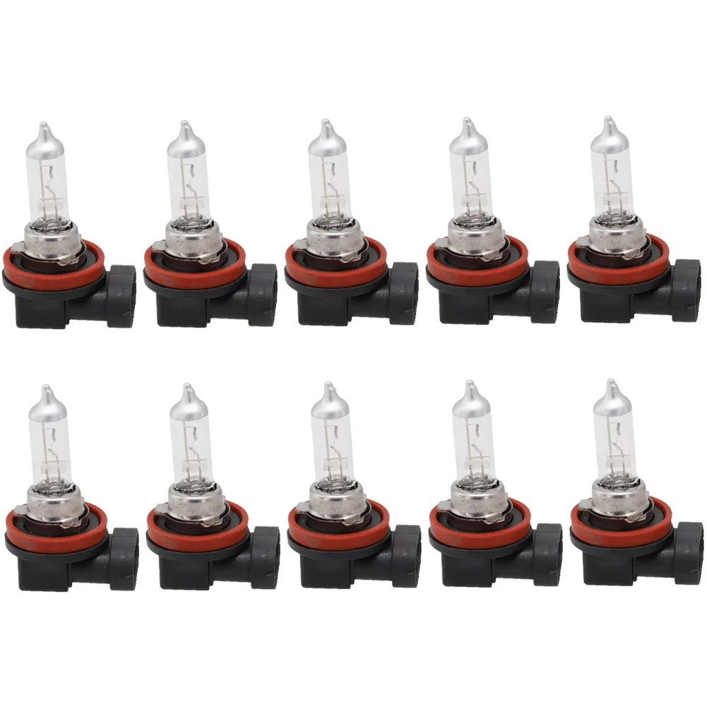 for h11 Halogen Light Brand New Bulb High Quality Practical Quartz White for ultra White 10pcs 12V 55W 6000K
