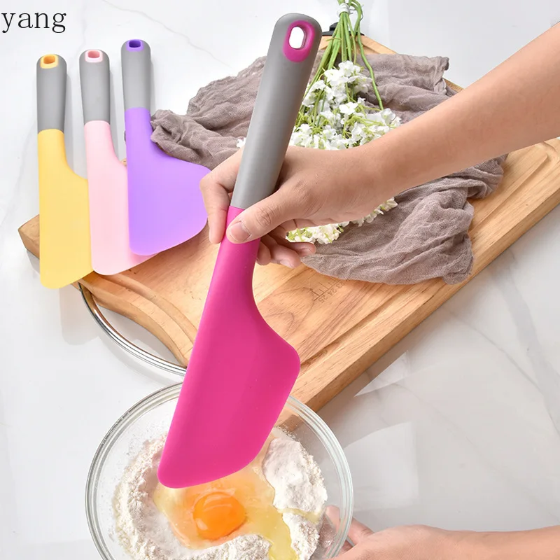 LMM Fashion Large Contrast High Temperature Resistant Baking Silicone Scraper