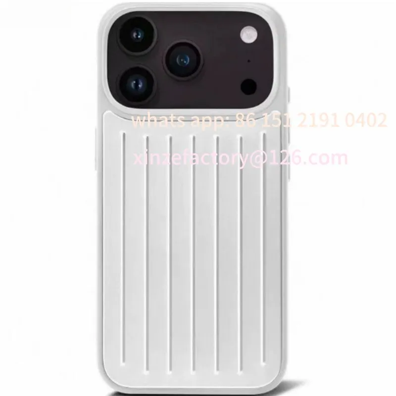 تخصيص فاخر ثلاثية الأبعاد آيفون 17 برو ماكس و 17 برو حافظة مغناطيسية مقاومة للصدمات سبائك الألومنيوم الحد الأدنى حقيبة مخطط الهاتف