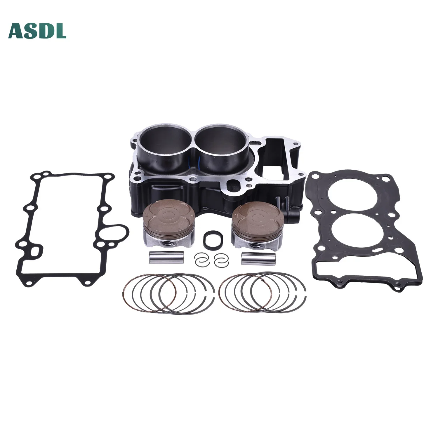 Motorcycle Cylinder Kit Piston & Piston Rings Overhaul Pad for Kawasaki 11005-0668 Ninja 400 ABS EX400GMF 2021-2022 Ninja 400