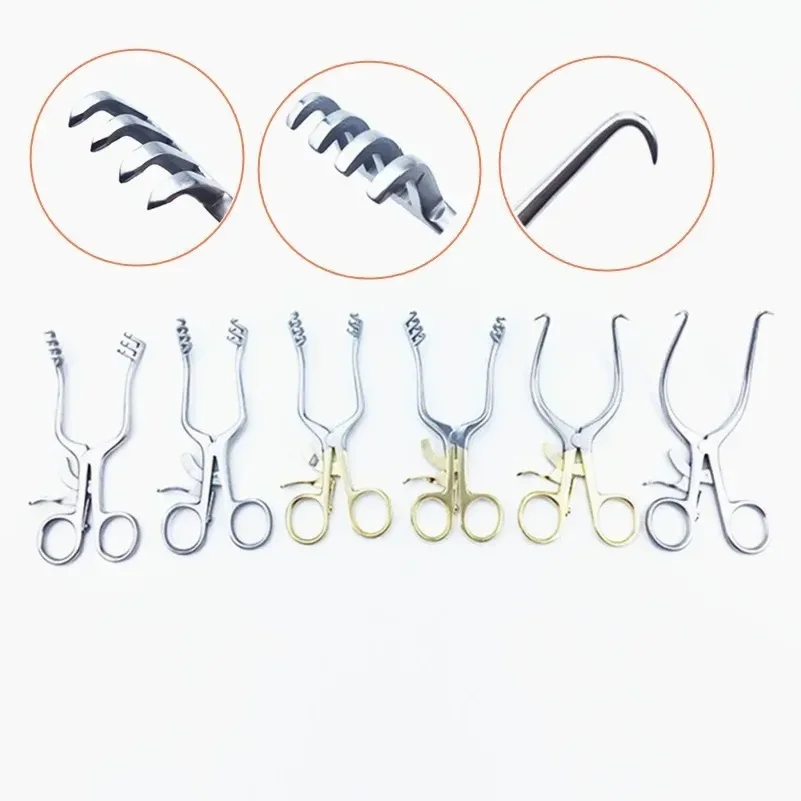 Stainless Steel Weitlaner Retractor Self-Retaining Retractor Round tip/Blunt tip Retractor Veterinary Surgical Instruments