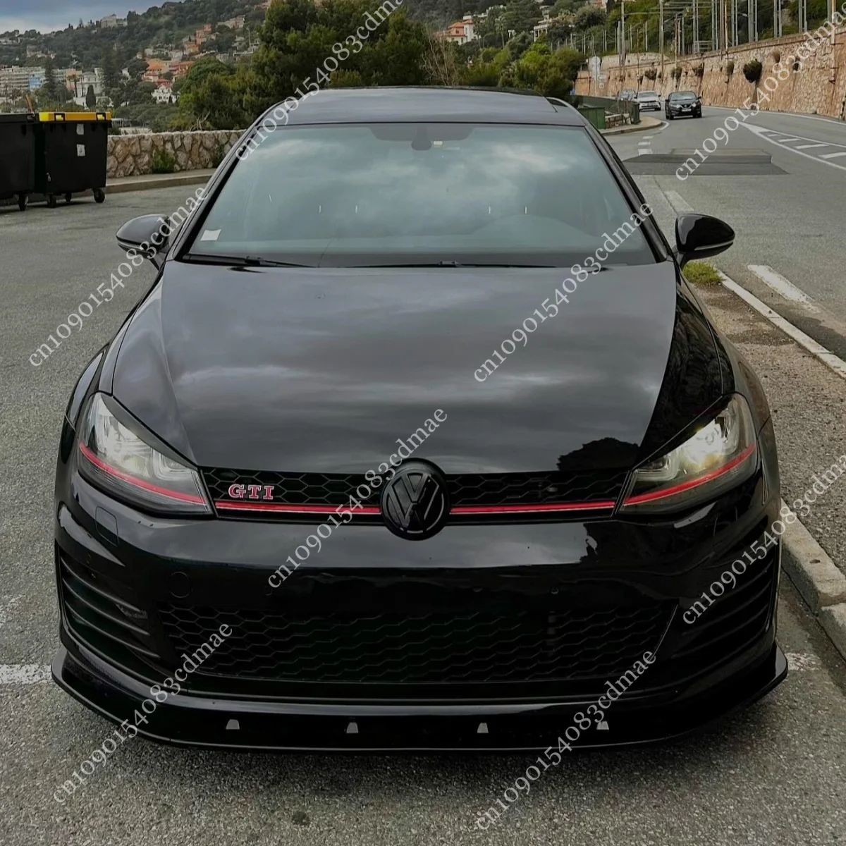 ماكستون نمط المصد الأمامي شفرة الشفاه الفاصل سبويلر لشركة فولكس فاجن جولف 7 السابع MK7 MK7.5 R GTI GTD GTE 2012-2019 تنورة بوديكيت ضبط