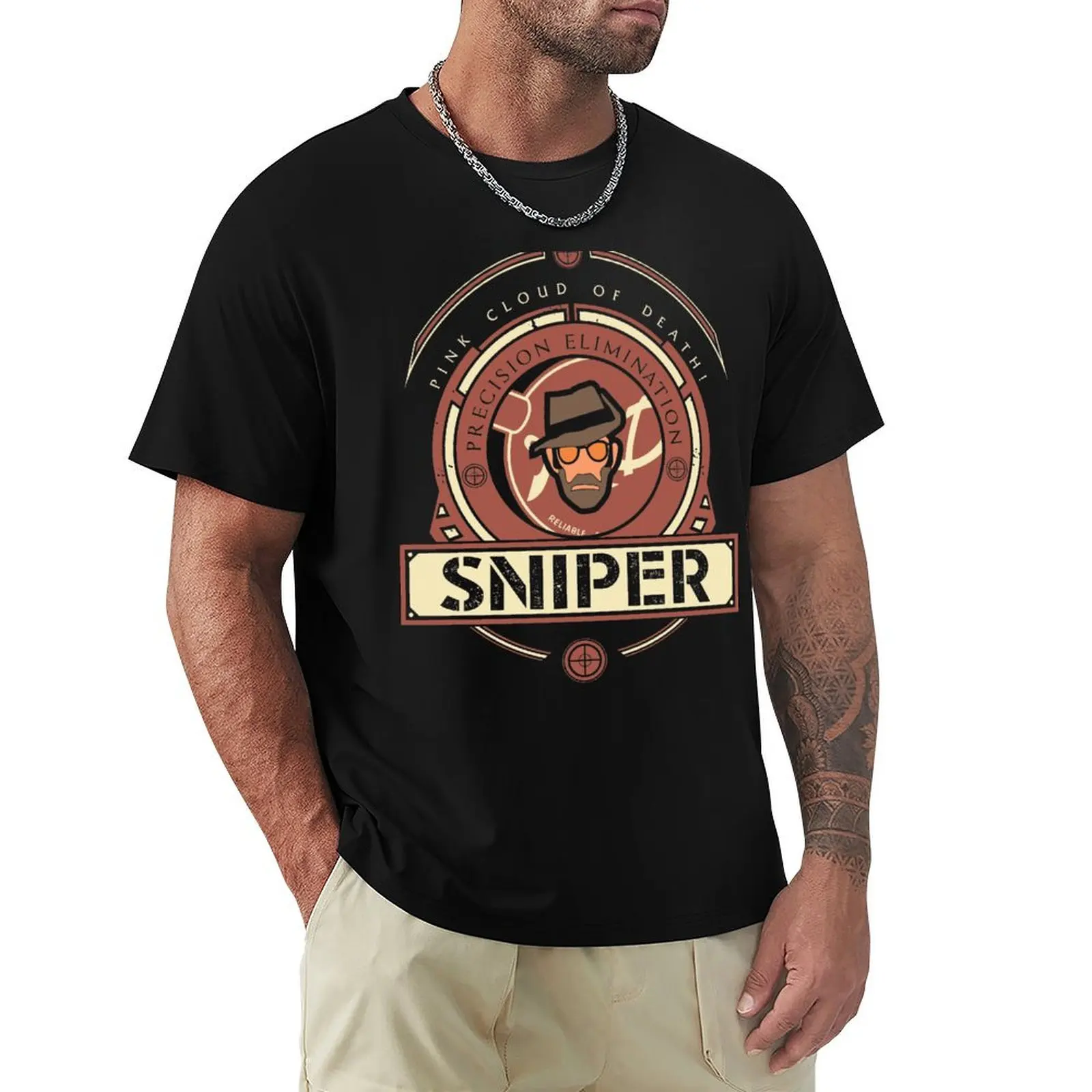

Sniper - Red Team T-Shirt valentines clothes designer shirts mens tall t shirts