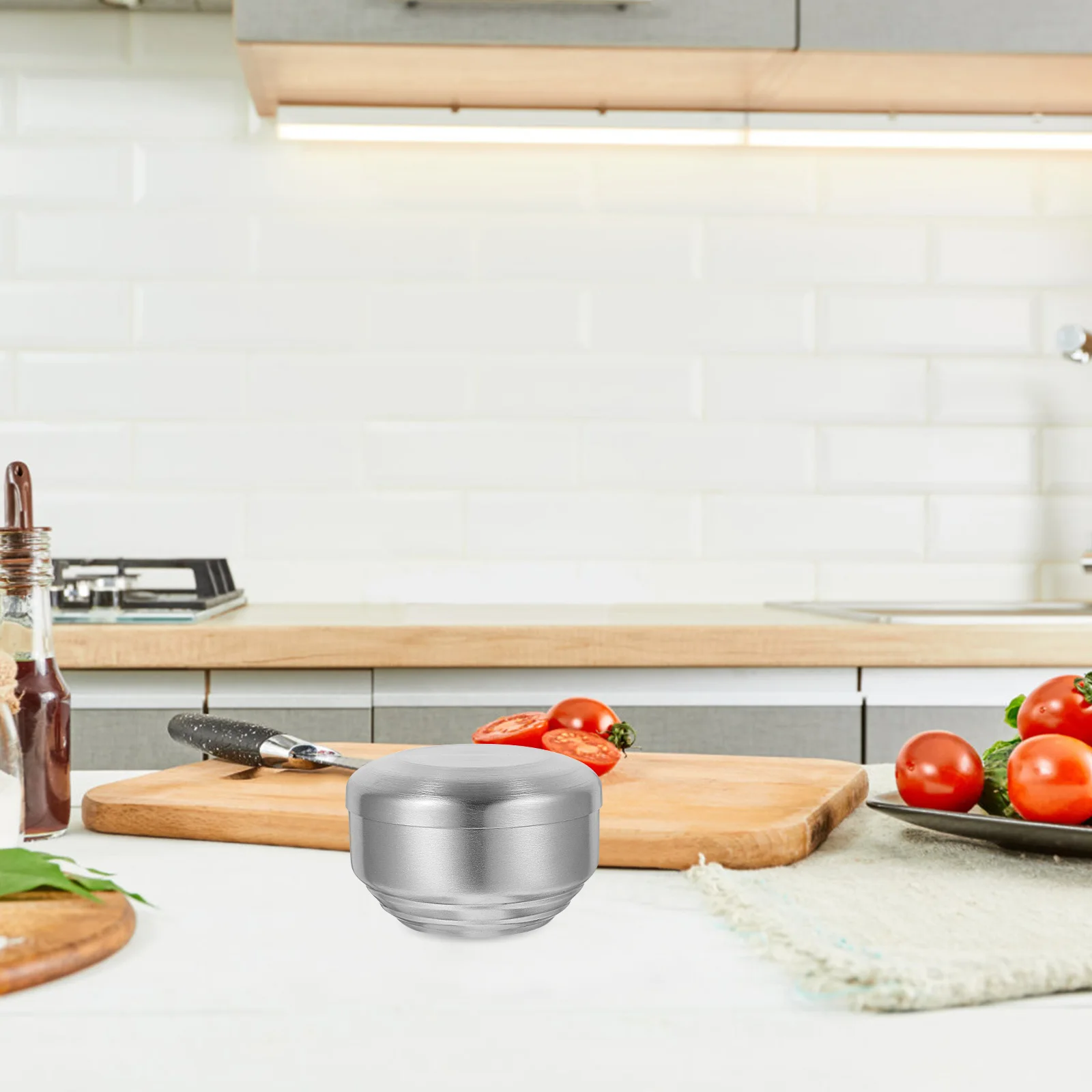 

Thickened Stainless Steel Soup Rice Salad Bowl Heat Insulated Anti-Scalding Double Layer Design Rust Resistant Easy Wash