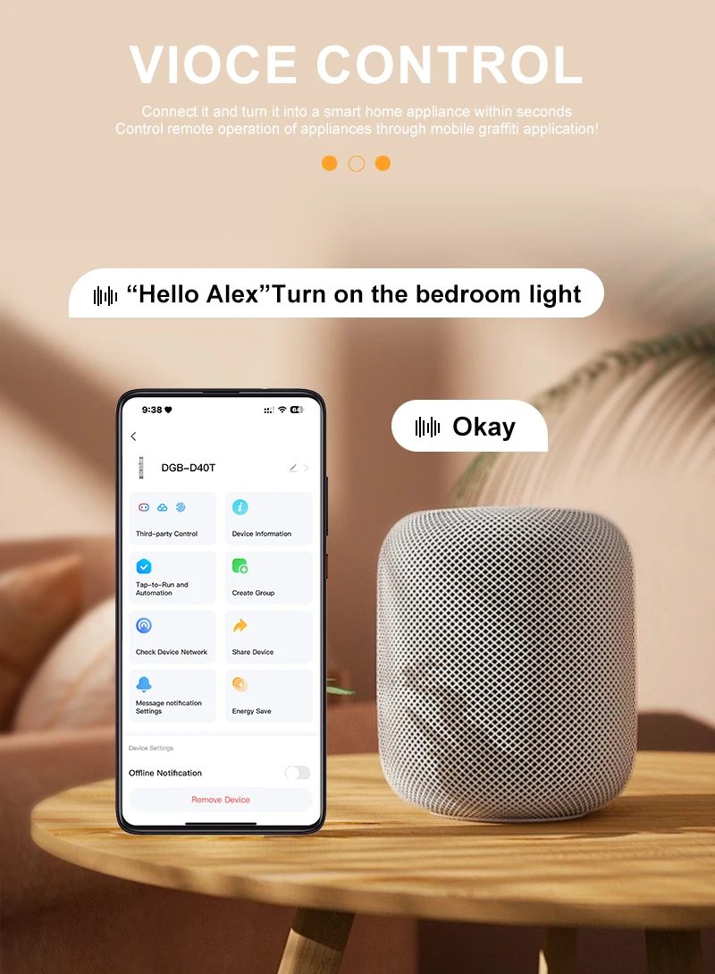 DIY GO DC 1P+N 40A Steuerschalter von TUYA APP WIFI Smart Leistungsschalter MCB DIN-Schiene für Smart Home drahtlose Fernbedienung ﻿ – Detail 11