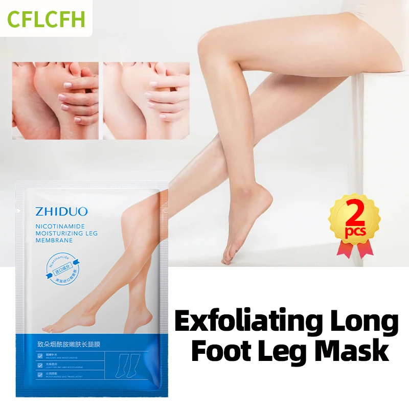 Foot Mask Spa Pedicure Socks Moisturizing Whitening Exfoliating Foot Peeling Dead Skin Callus Removal Anti Cracked Leg Feet Care