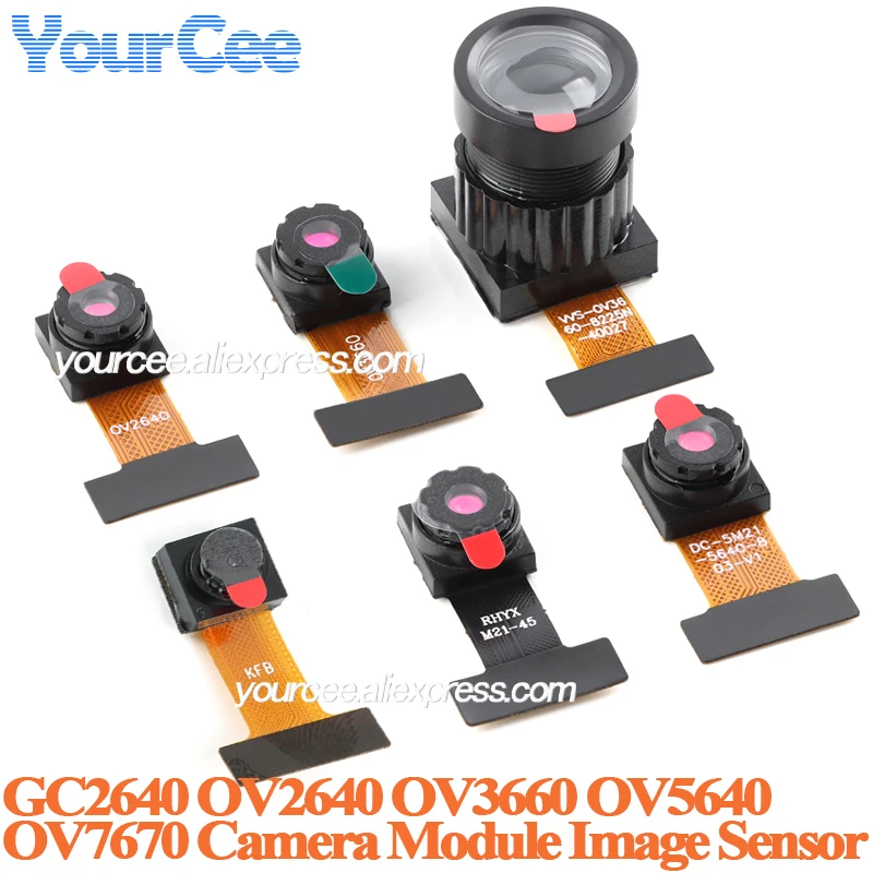 【セール中】10個/1個 イメージセンサー カメラモジュール OV3660 300万画素 GC2640 OV2640 200万画素 OV5640 500万画素 OV7670 300000ピクセル STM32 ESP32