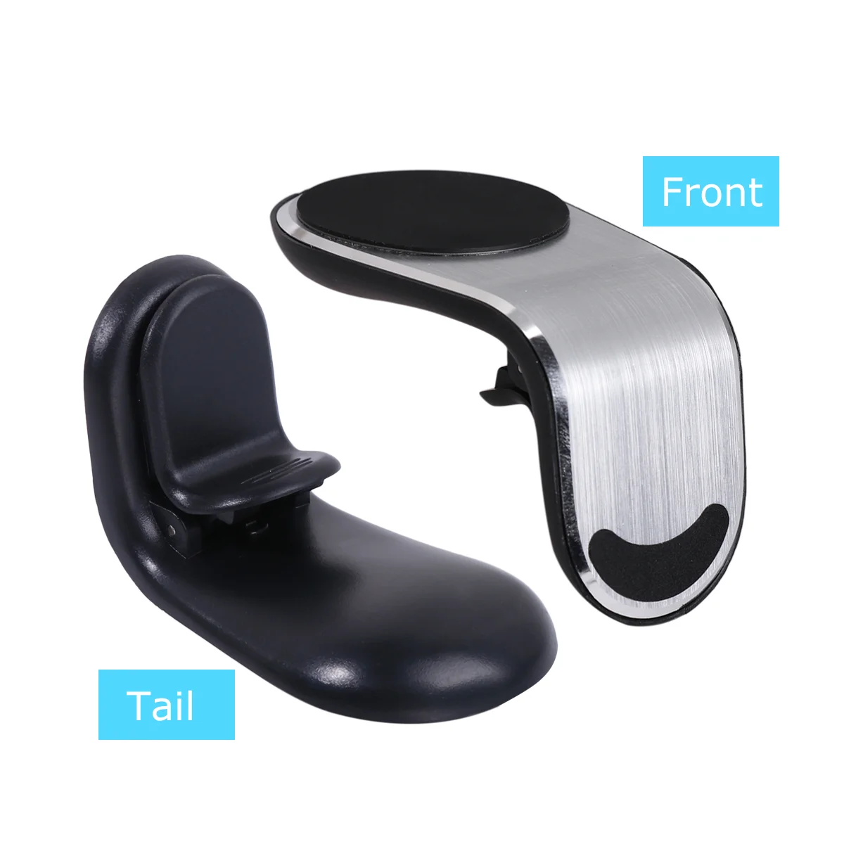 

2 Pcs Vehicle Phone Mount Tripod Stand Car Holder Air Vent Auto Magnetic