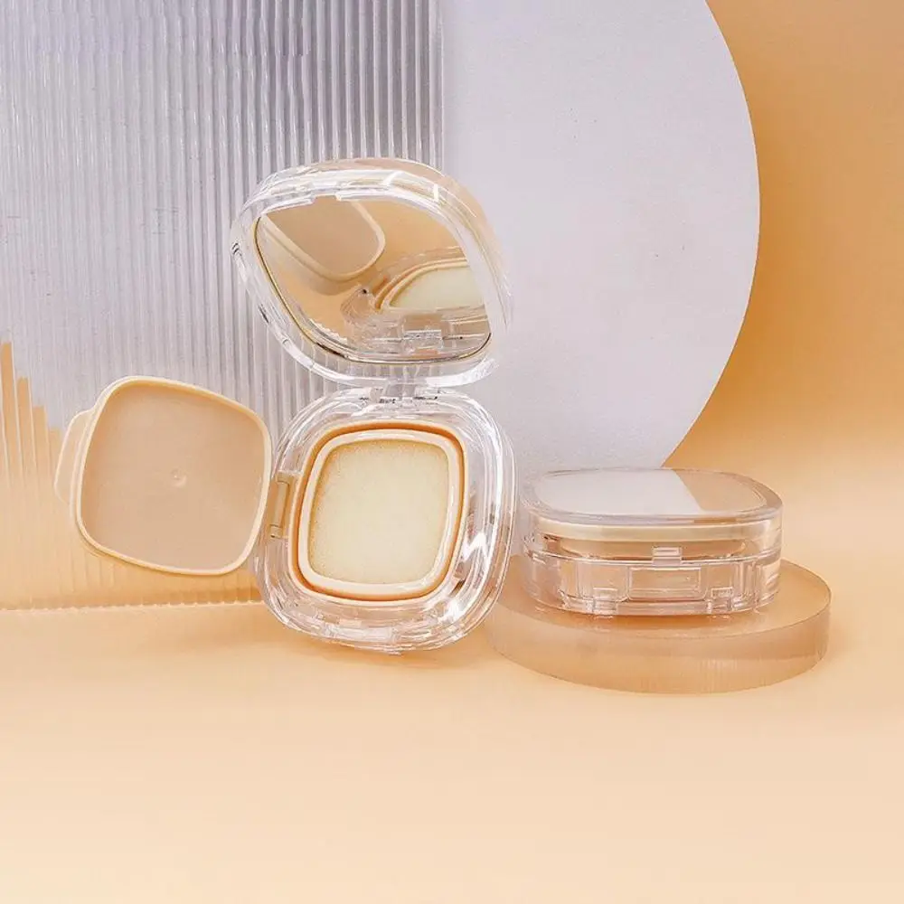 15g Leere Luftpolster Box Mit Puff Tragbare Kosmetik Behälter Spiegel Mit Pulver Schwamm Make-Up Fall Für BB Creme Foundation
