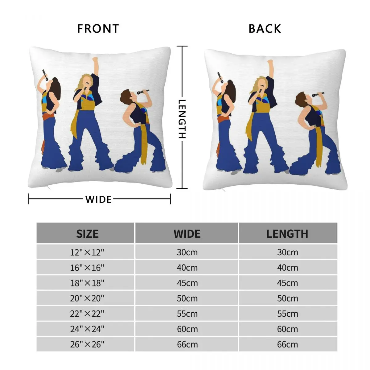 Donnna And The Dynamos Mamma Mia Pillowcase Polyester Linen Velvet Creative Zip Decorative Home Cushion Cover