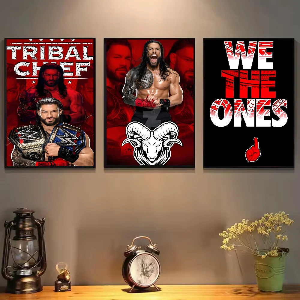 1 قطعة ستار المصارعة الرومانية عهد ملصق ذاتية اللصق الفن ورقة مقاومة للماء ملصق مقهى بار غرفة جدار ديكور