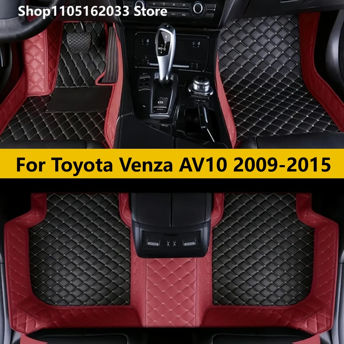 

Цвет сращивания, автомобильные коврики на заказ, подходят для Toyota Venza AV10 2009 2010 2011 2012 2013 2014 2015, аксессуары de auto