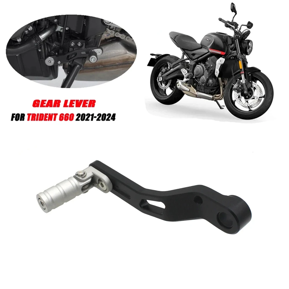 

Fit For Trident 660 2021 2022 2023- Trident660 Motorcycle Aluminum Adjustable Folding Gear Shifter Shift Pedal Lever