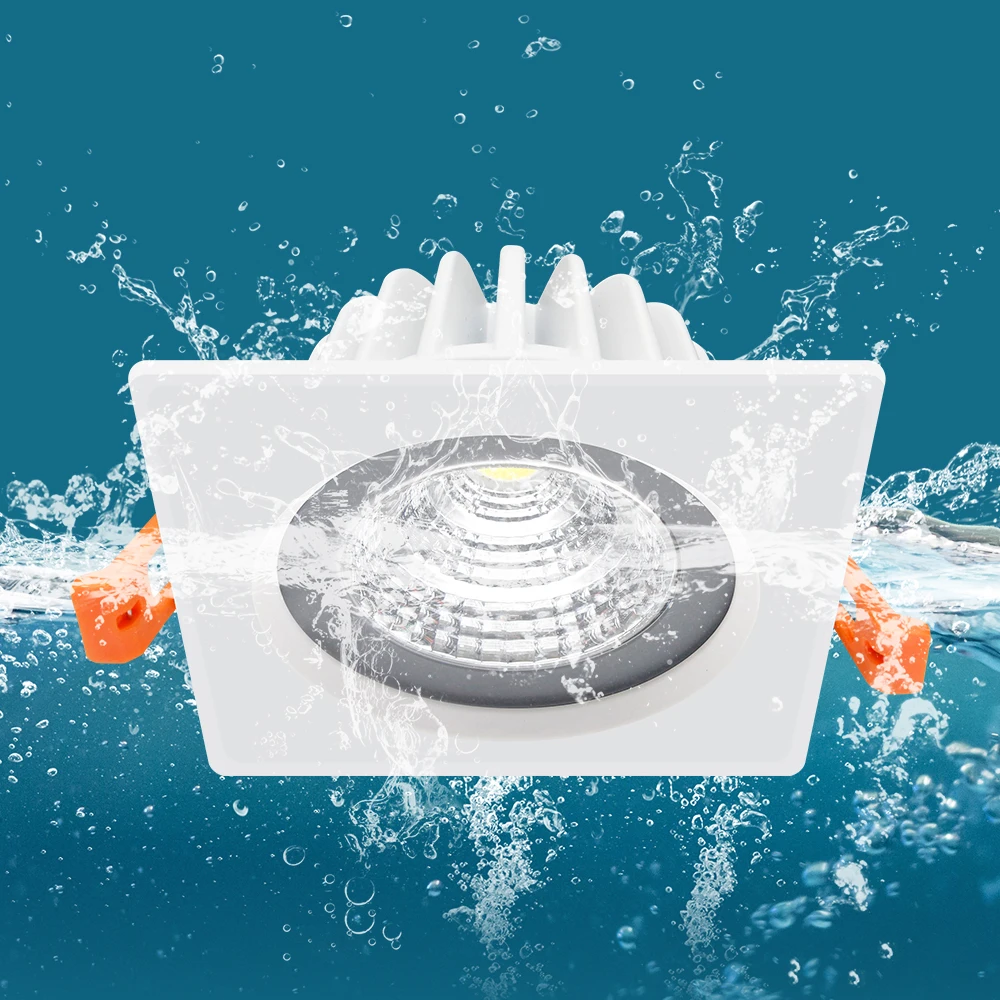 Ip65 wasserdichtes LED-Down light 5 w 7w 9w 12w 15w Einbaus trahler Decken leuchte Home Innen beleuchtung AC 85-265V für Badezimmer