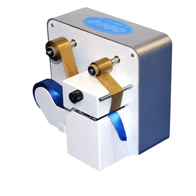 Desktop Digitale Roll To Roll kleur Satijnen lint bedrukt met logo kledinglabel printermachine voor het afdrukken van label