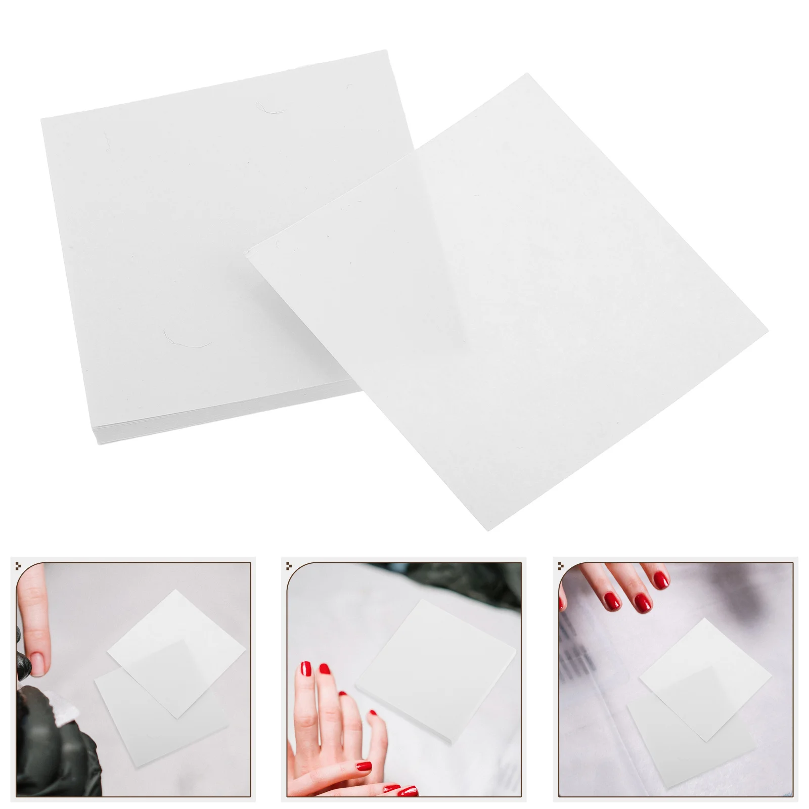 50개 매니큐어 컬러 믹싱용 아트 연습지, 일회용 네일 글루 믹싱 플레이트, 네일 아트 용품 도구