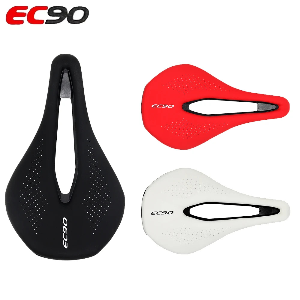 EC90 PU Ultralight Breathable Comfortable Soft MTB Road Bike Front Saddle Mat Cushion Bike Racing Saddle Parts