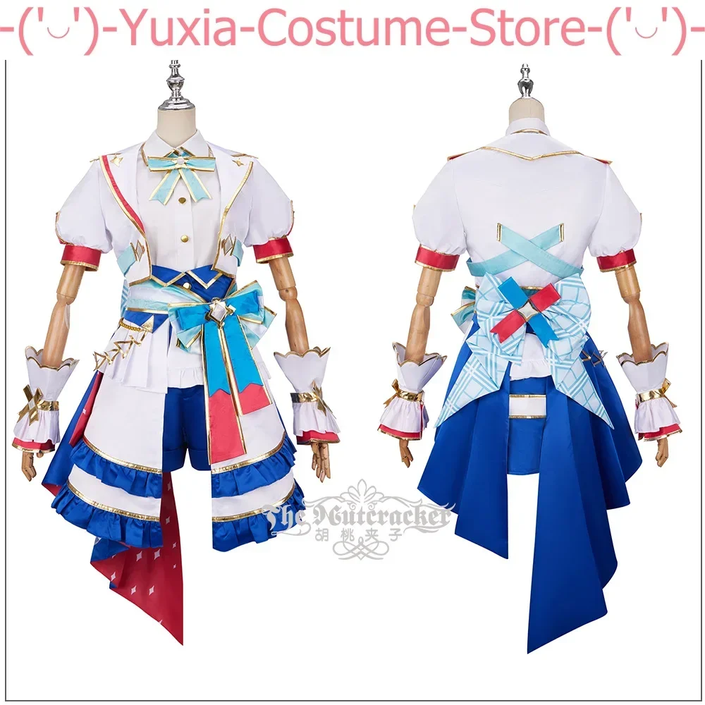 Virtual Idol Hololive 4th Anniversary Omaru Polka Dress Cosplay Costume Cos Game Anime Party Uniform Hallowen Play Role